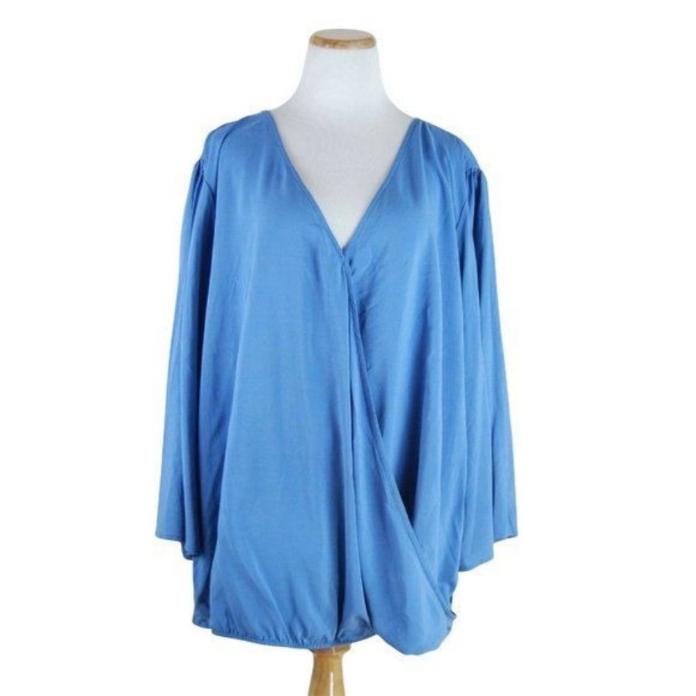 Faded Glory Surplice Top - Size 4X (26W‎ - 28W)
